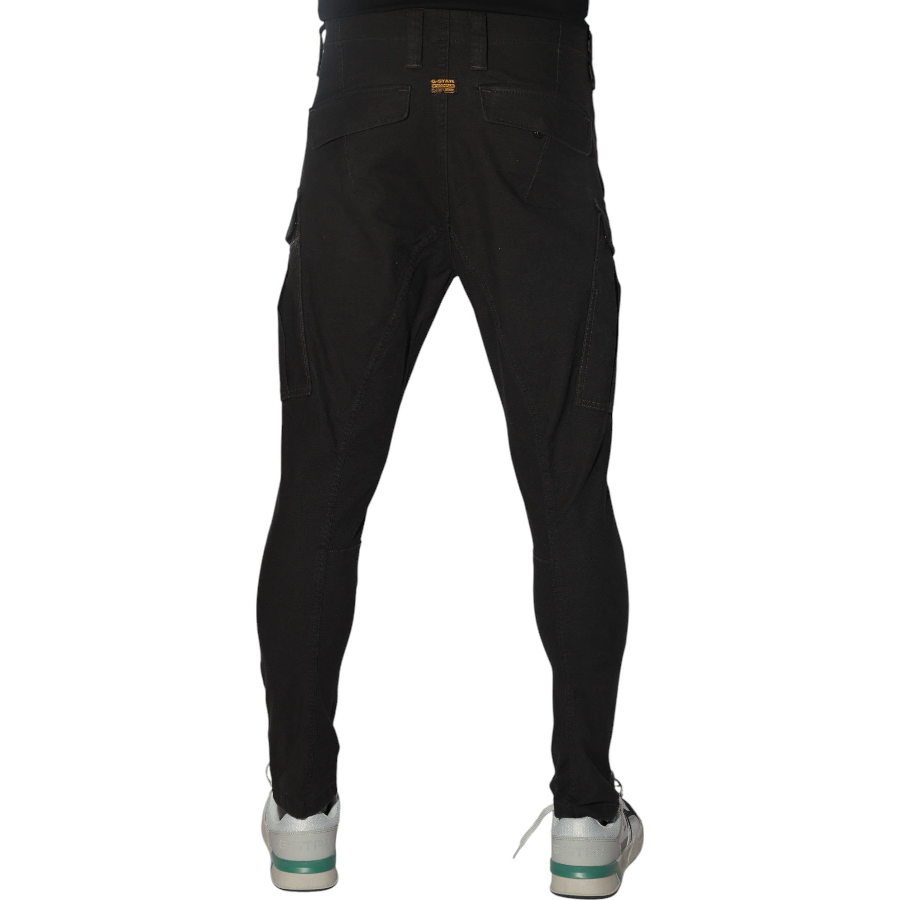 G-Star Cargo Pants Zip Pocket 3D Skinny Black